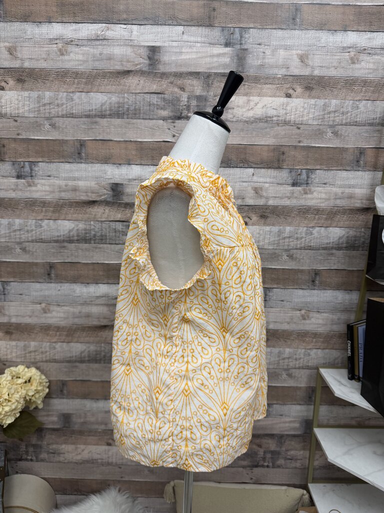 White Loft Embroidered Blouse