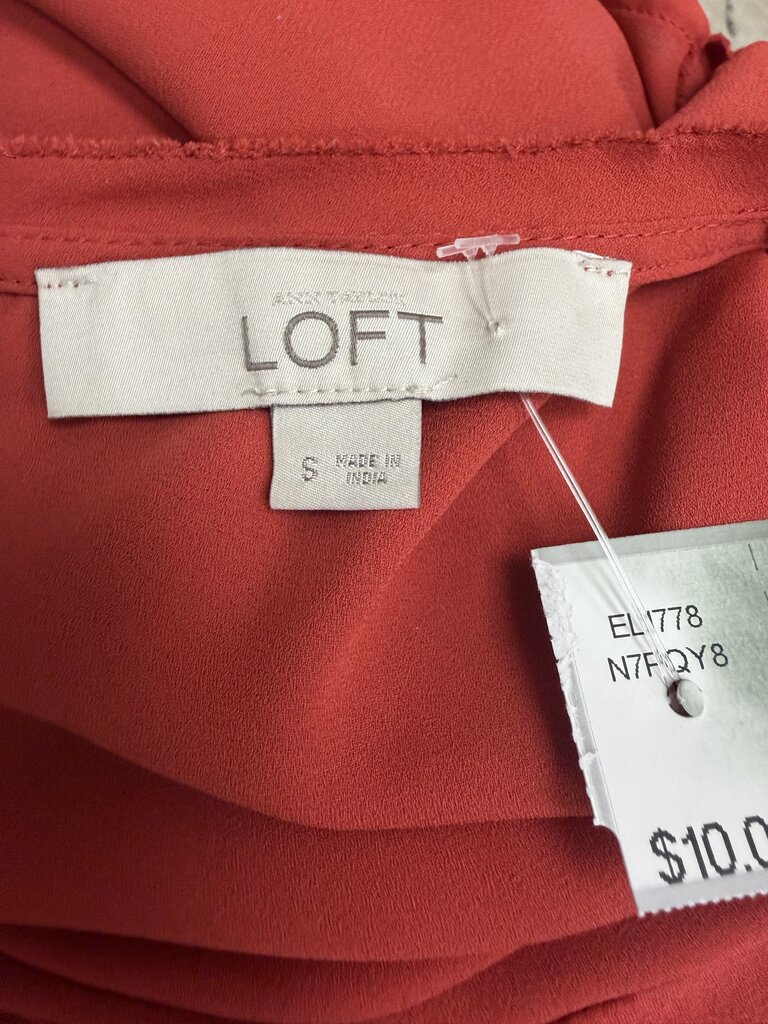 Red Loft Flutter Sleeve Blouse