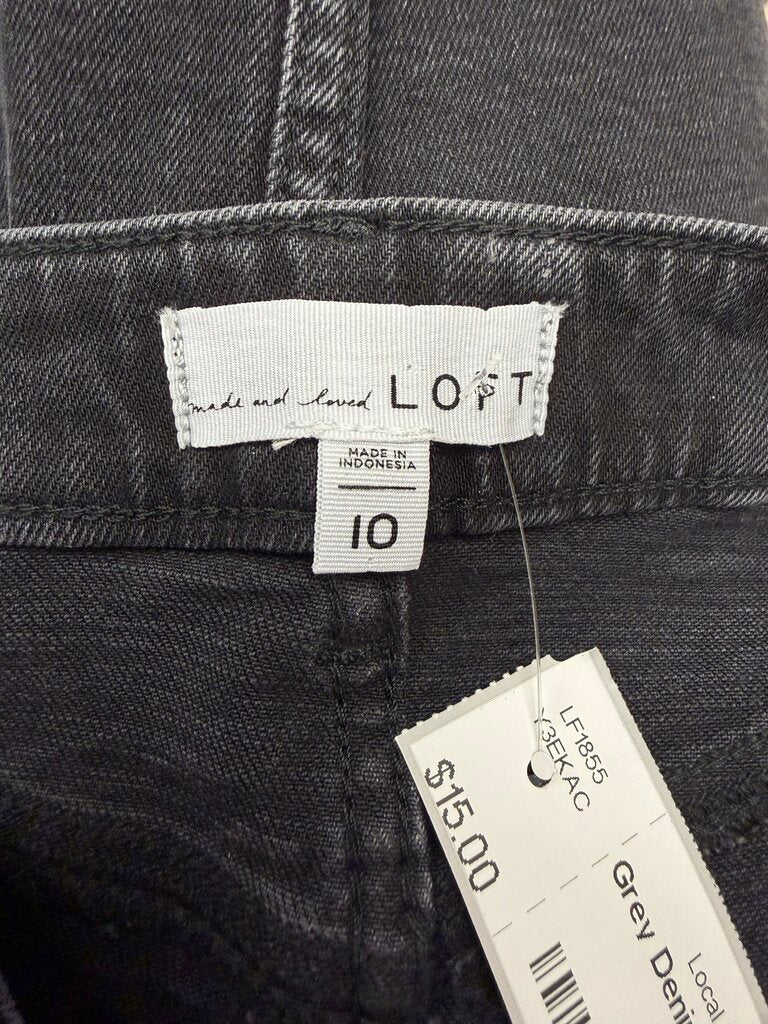 Grey Denim Loft Mini Skirt