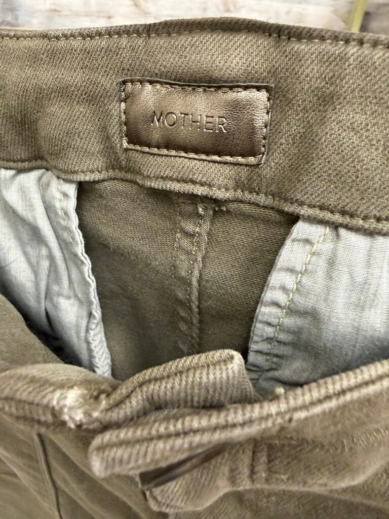 Brown Mother Brand Wide Leg Pants