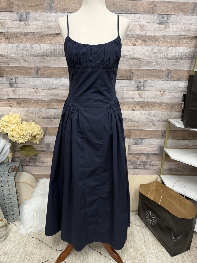Navy Elodie Strapless Mini Dress