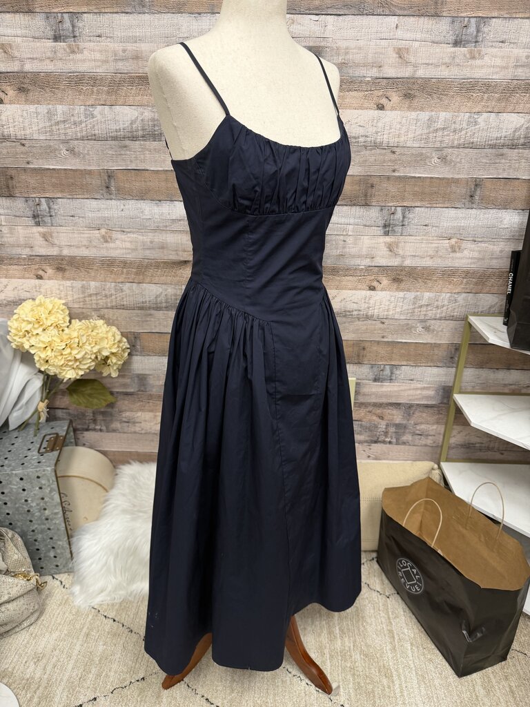Navy Elodie Strapless Mini Dress