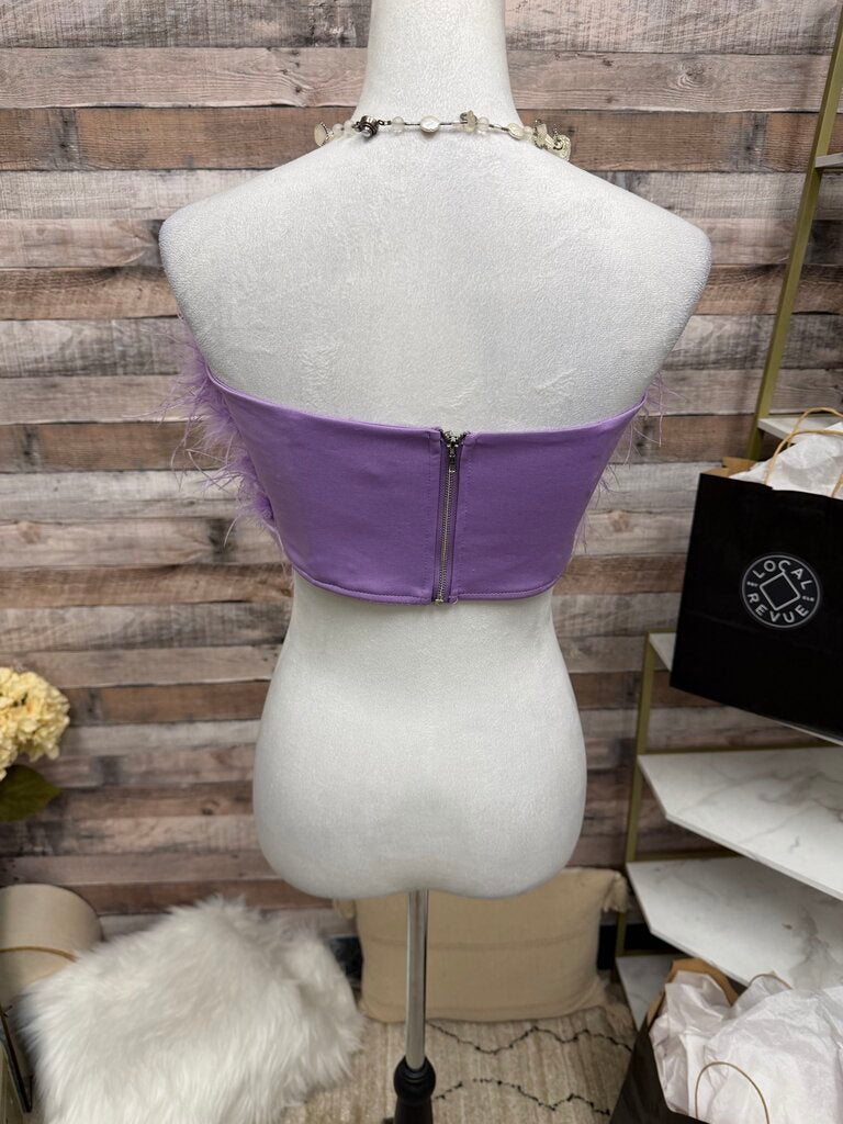 Purple 12th Tribe Bandeu Top
