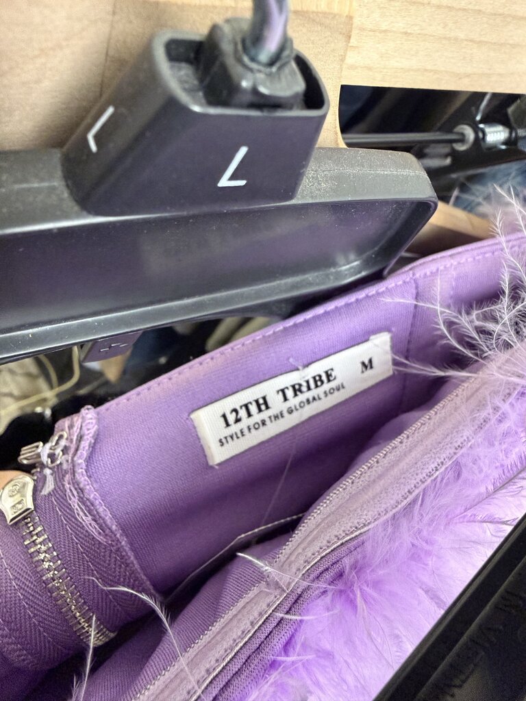 Purple 12th Tribe Bandeu Top