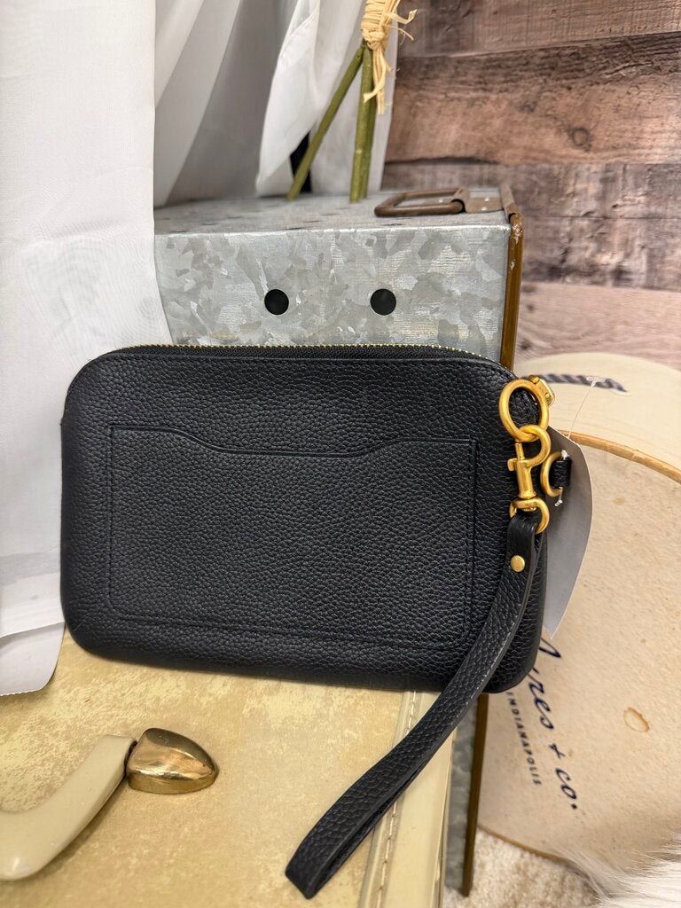 Black Tory Burch Leather Miller Mini Crossbody