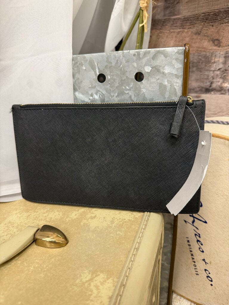 Black Kate Spade New York Saffiano Leather Wallet