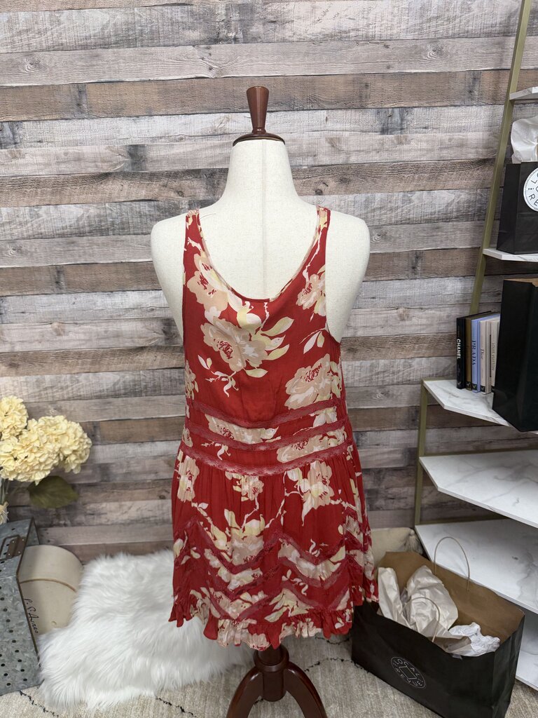Red Free People Slip Dress