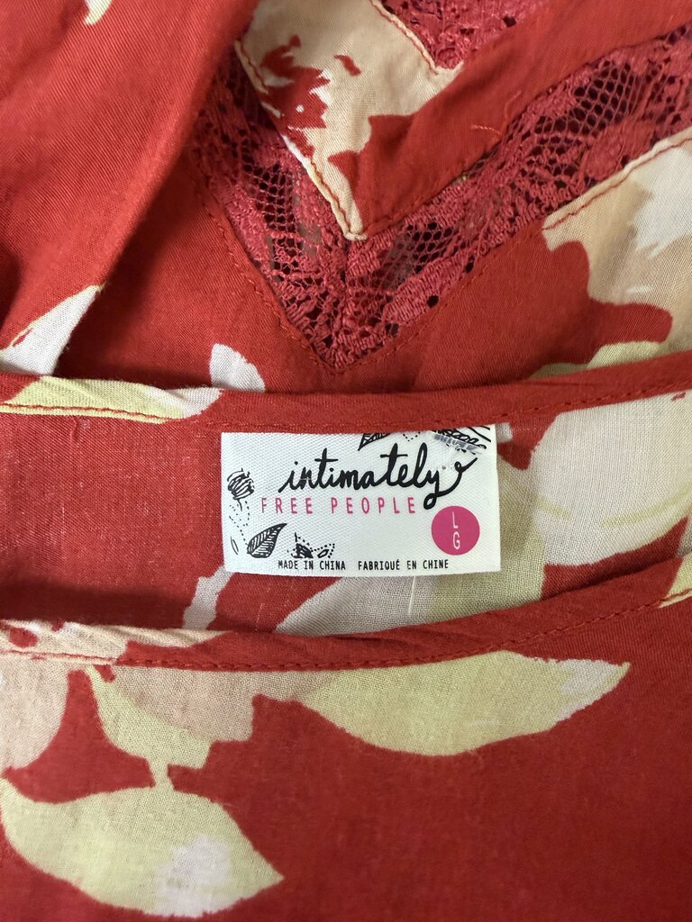 Red Free People Slip Dress