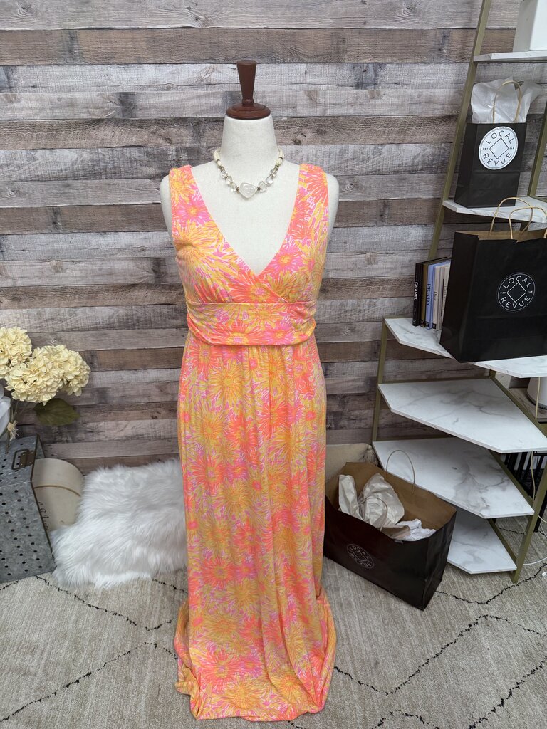 Orange Lilly Pulitzer Maxi Dress