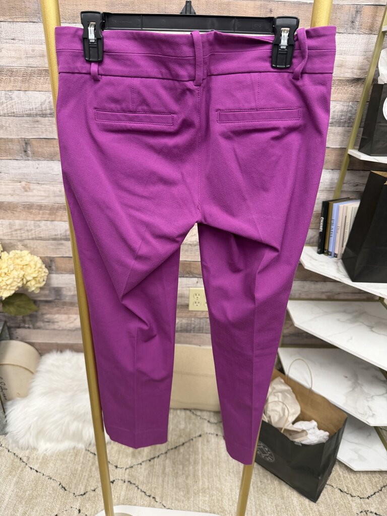 Purple Lilly Pulitzer Slim Fit Ankle Pants