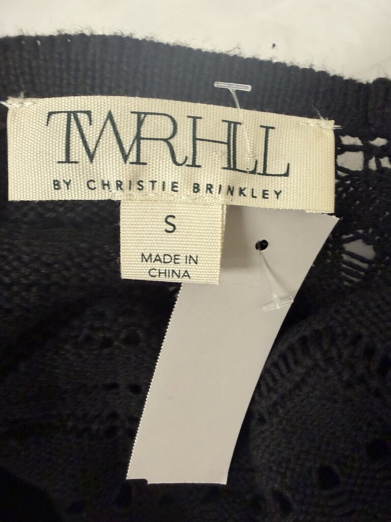 Black MRH L Brand Crochet Knit Cardigan