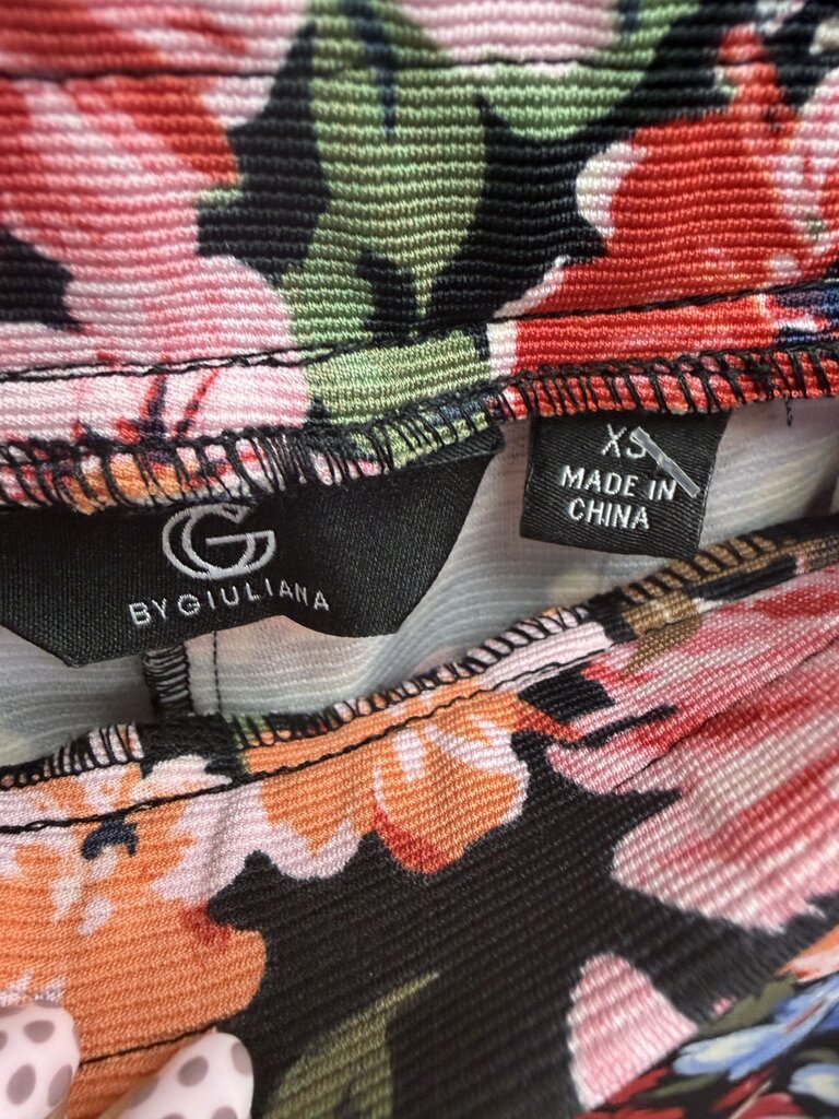 Black/Pink/Blue Floral G By Giuliana Pants