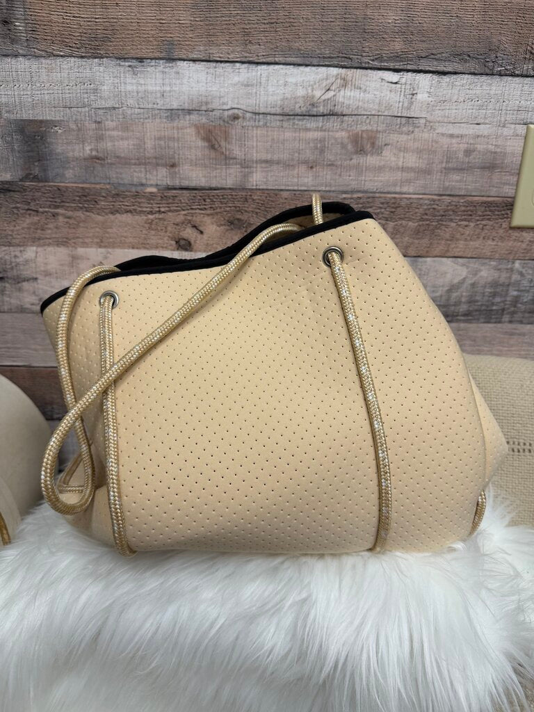 Pole Tribe Neoprene Cream Tote