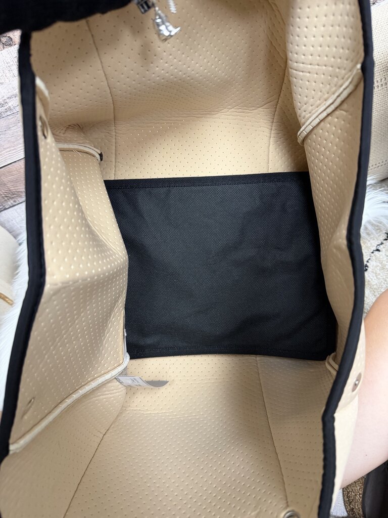 Pole Tribe Neoprene Cream Tote