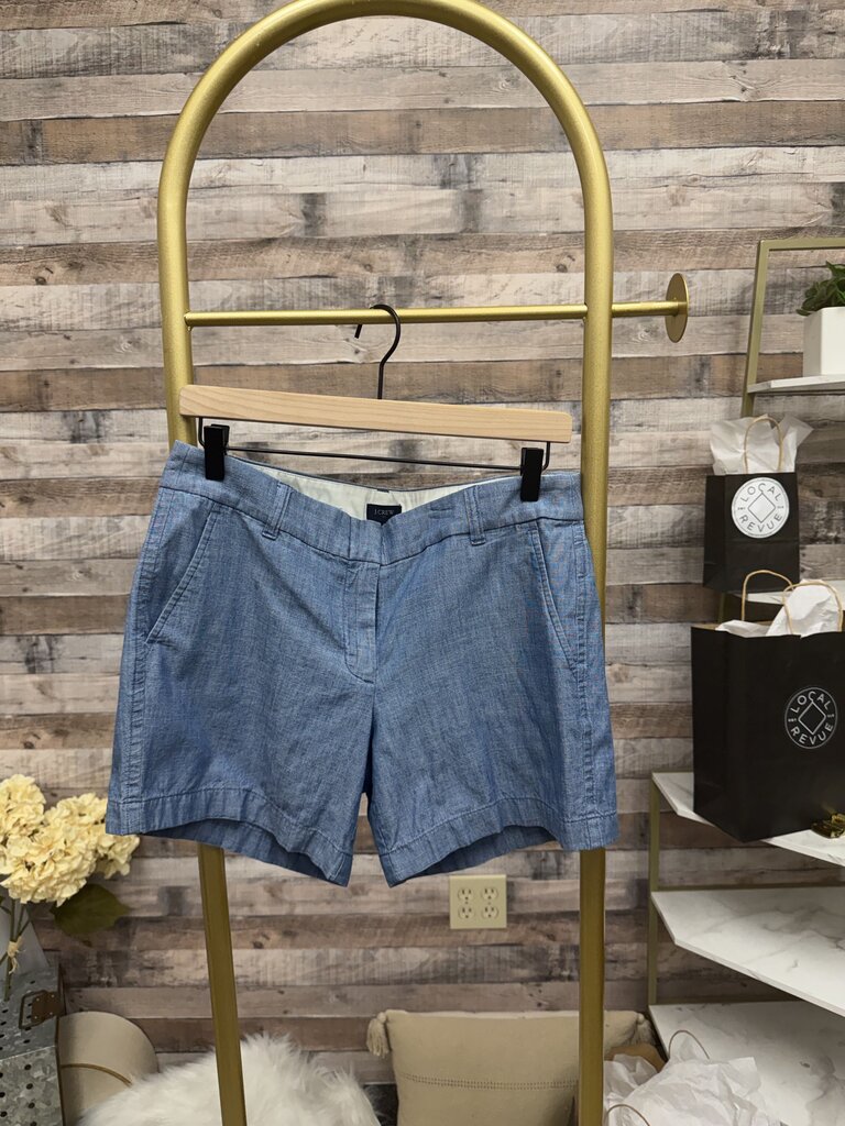 J Crew Chambray Cotton Shorts