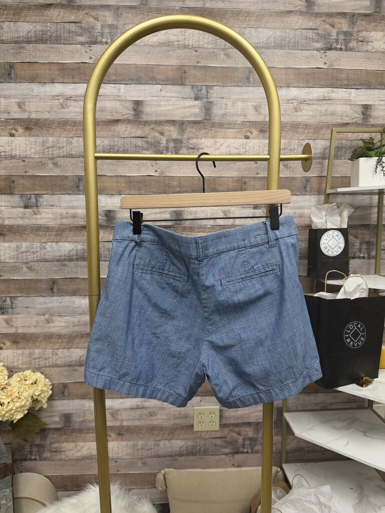J Crew Chambray Cotton Shorts