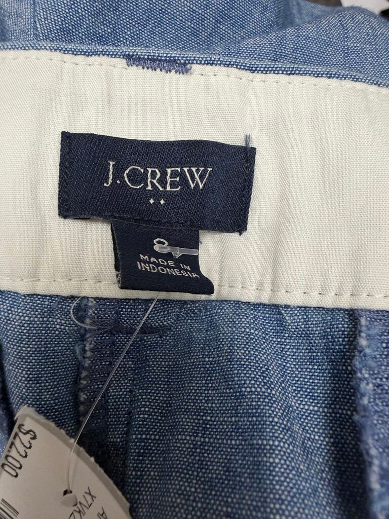 J Crew Chambray Cotton Shorts