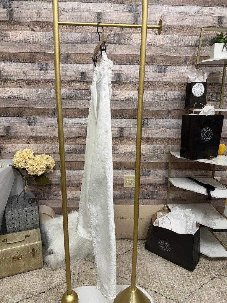 J Brand White Straight Denim