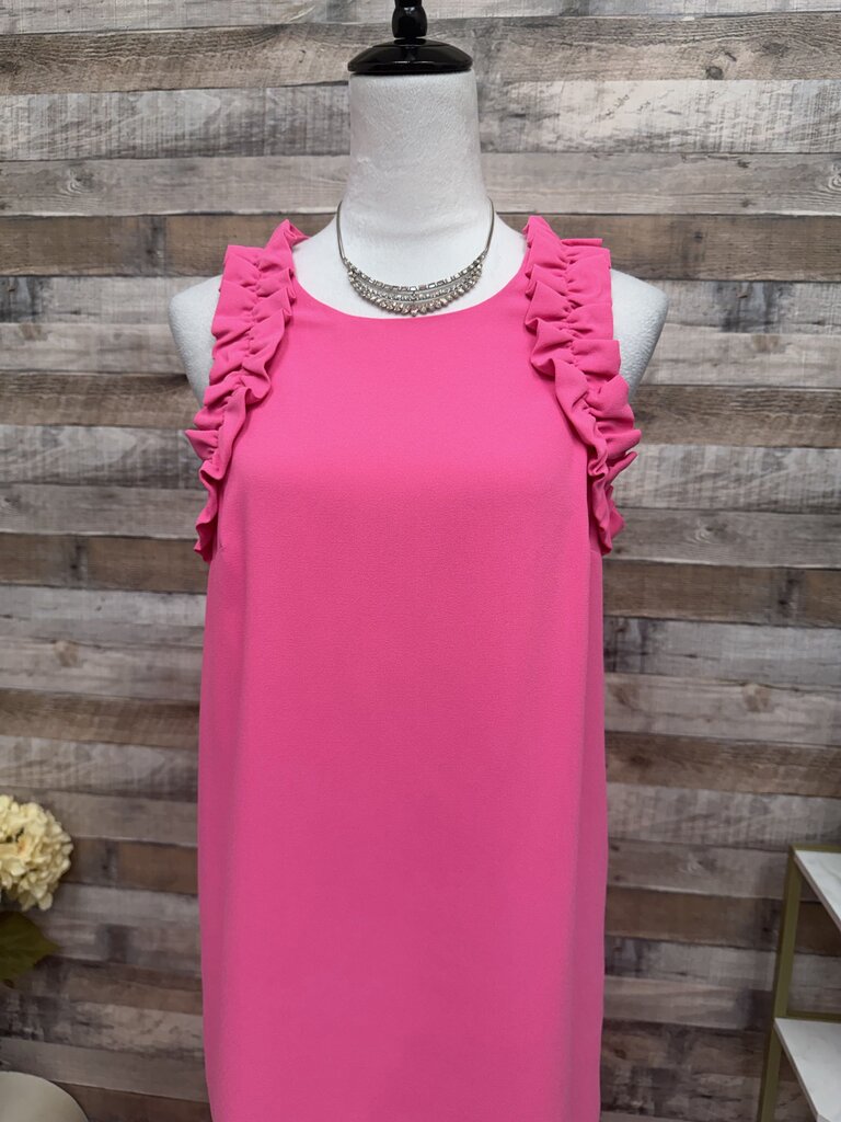 NWT Lilly Pulitzer Barbie Pink Ruffle Shift Dress