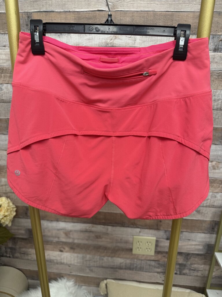 Lululemon Coral Running Shorts