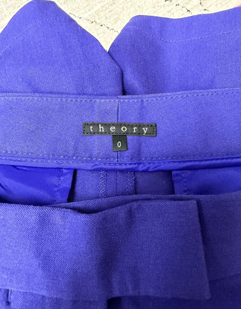Theory Royal Blue Chino Shorts