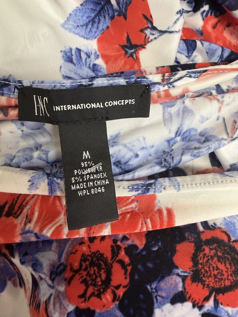 Floral INC International Concepts Cold Shoulder Top