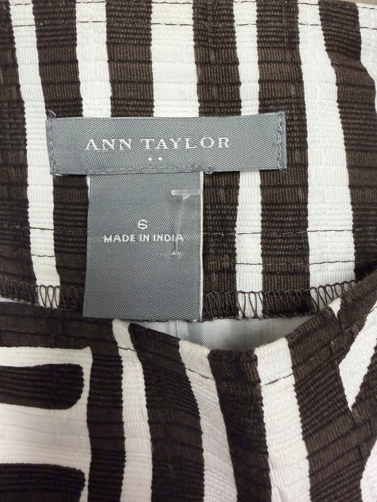 Geometric Zebra Print Ann Taylor Mini Skirt