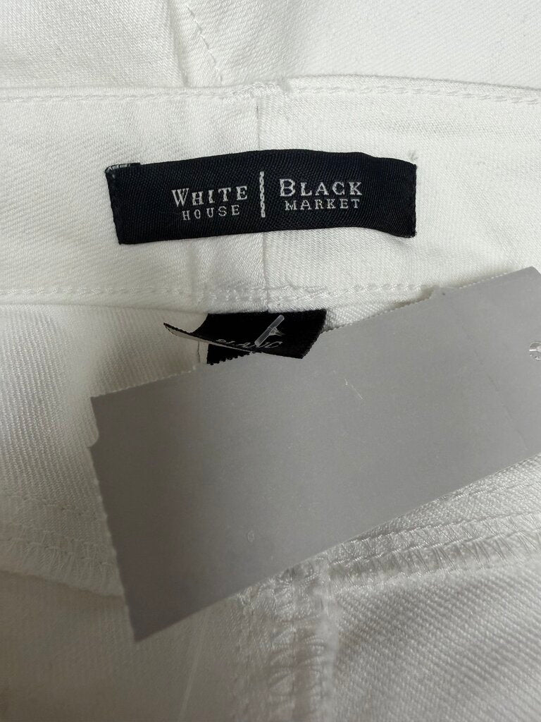 White White House Black Market Straight Leg Jeans