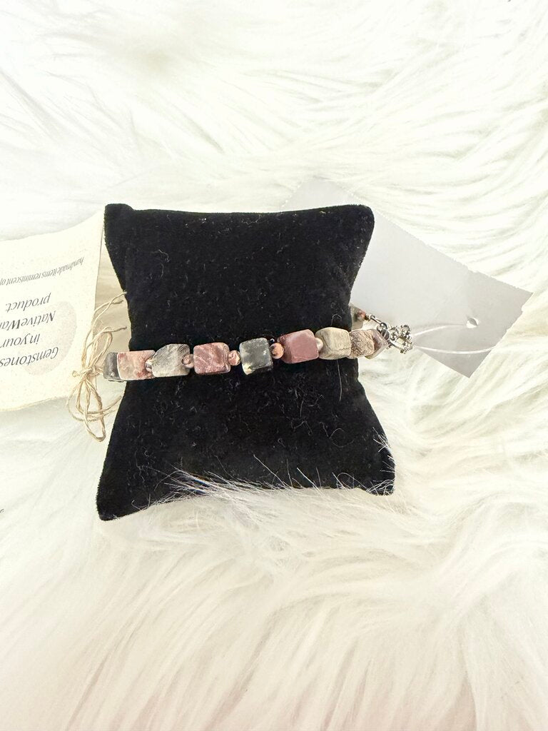 Picasso Leopard Jasper Beaded Bracelet