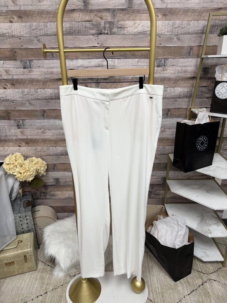 White Escada Dress Pants