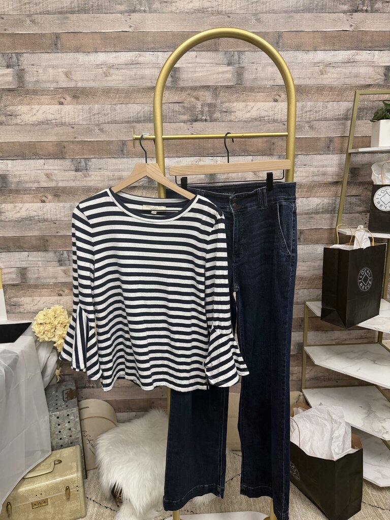 Blue Judy Blue Wide-Leg Denim Jeans