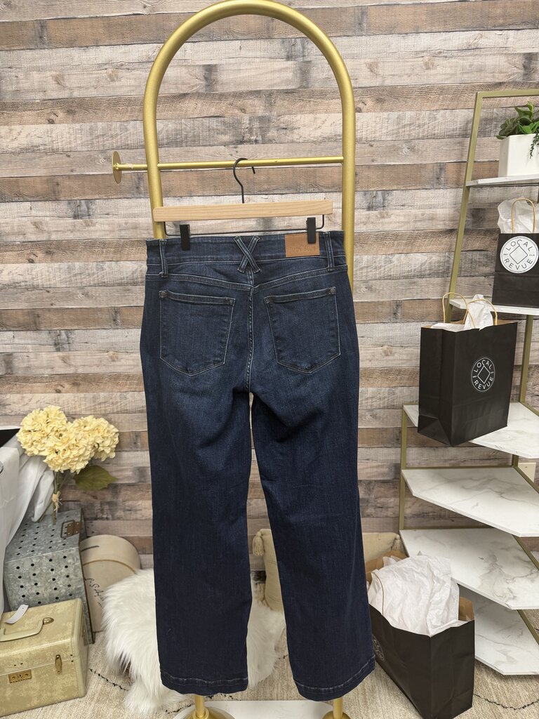 Blue Judy Blue Wide-Leg Denim Jeans