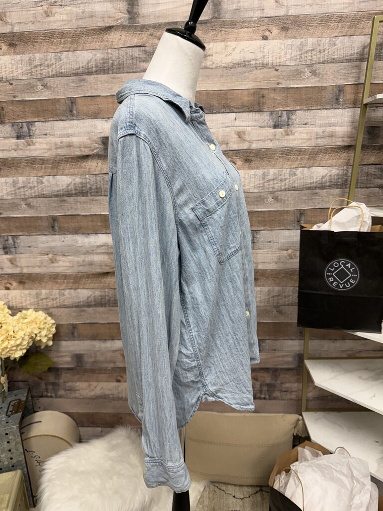 Blue Fahenty Button-Up Shirt
