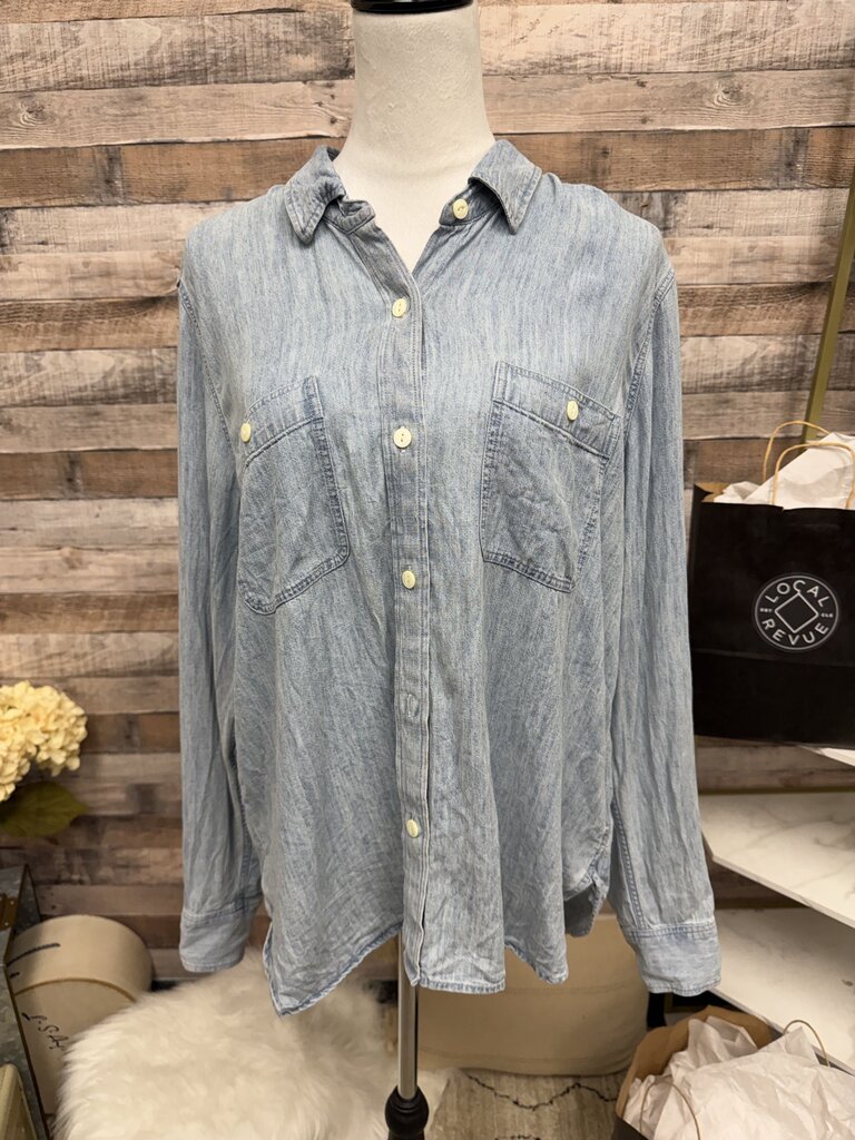 Blue Fahenty Button-Up Shirt