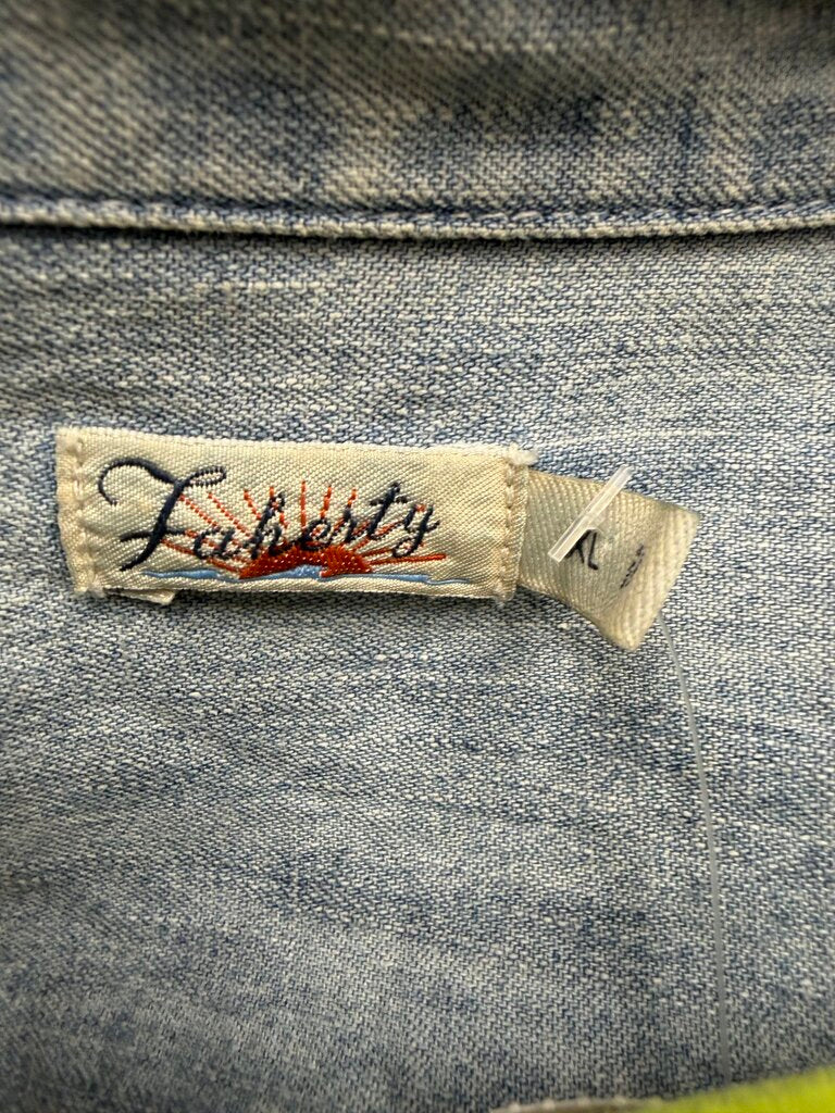 Blue Fahenty Button-Up Shirt