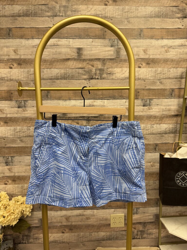 Blue And White Palm Print Vineyard Vines Shorts