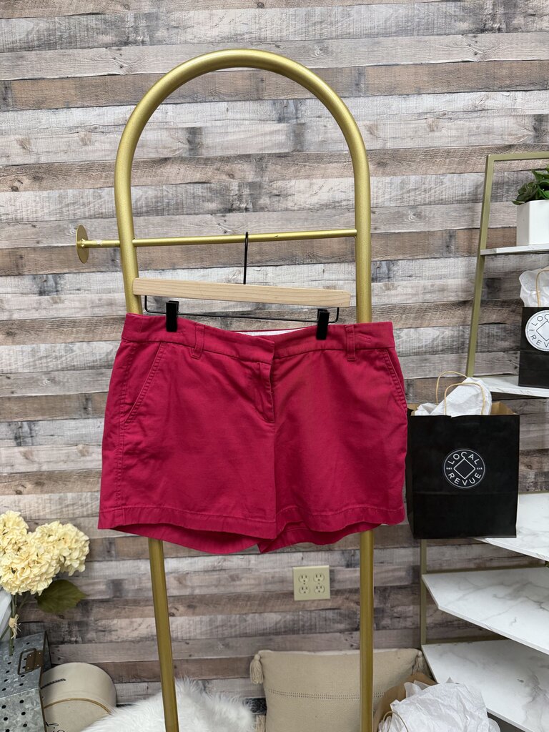 Pink J.Crew Chino Shorts