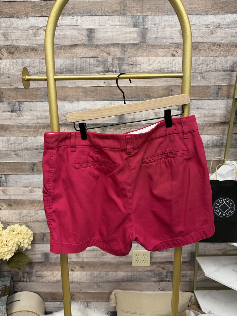 Pink J.Crew Chino Shorts