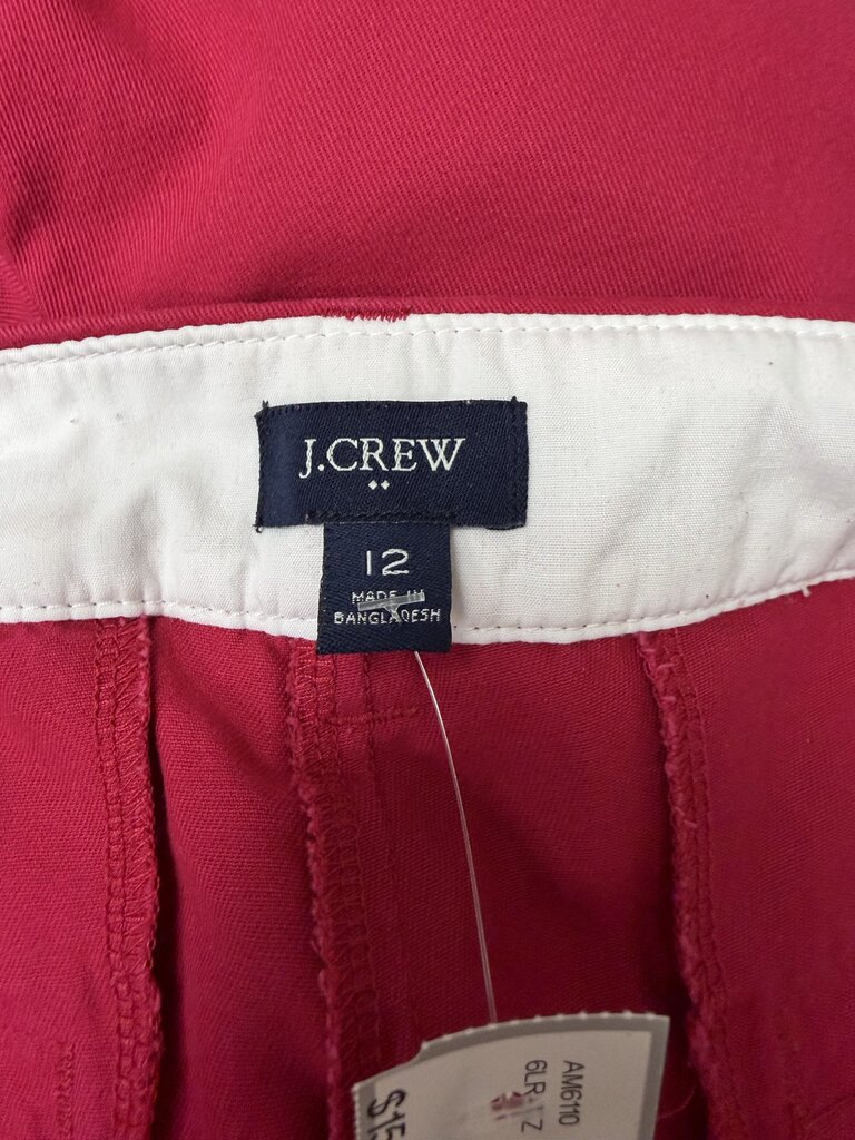 Pink J.Crew Chino Shorts