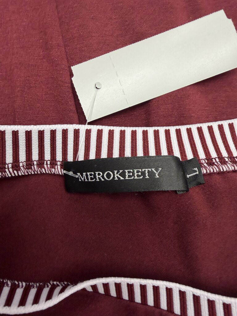 Maroon Merokeety Sleeveless Tank Dress