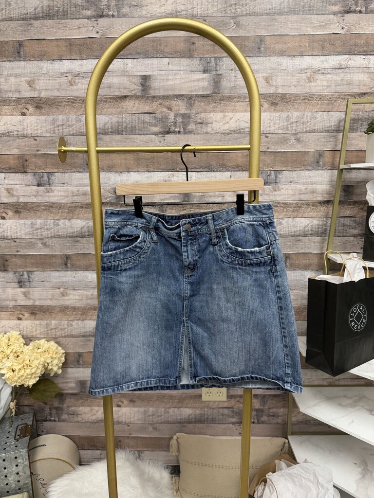Blue Maurices Denim Skirt