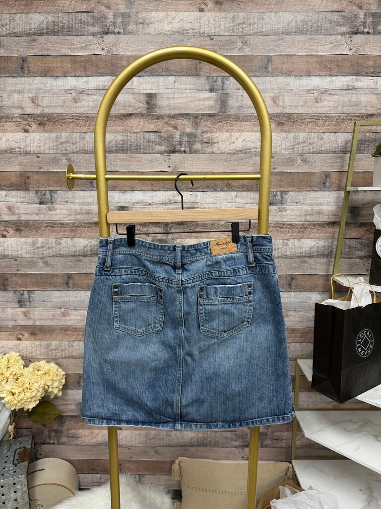 Blue Maurices Denim Skirt