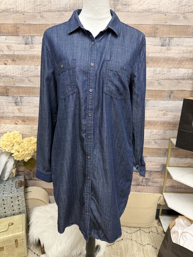 Blue Banana Republic Denim Shirt Dress