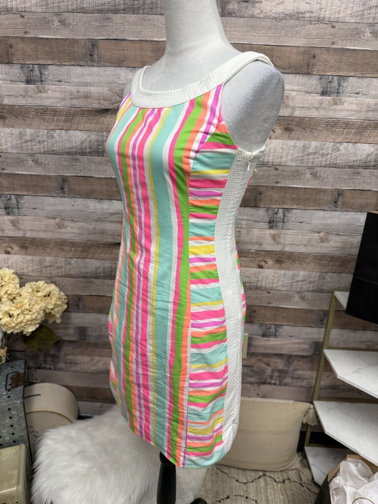 Multicolor Stripe Print Lilly Pulitzer Shift Dress