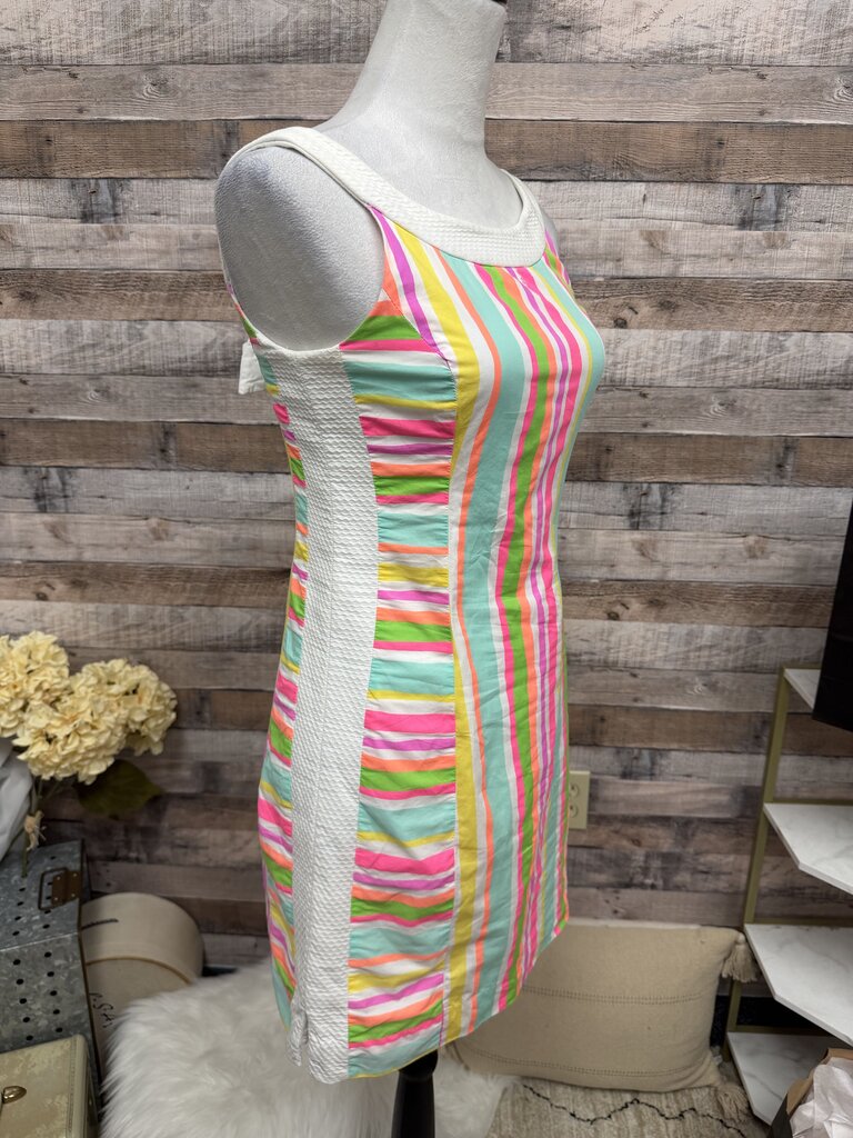 Multicolor Stripe Print Lilly Pulitzer Shift Dress