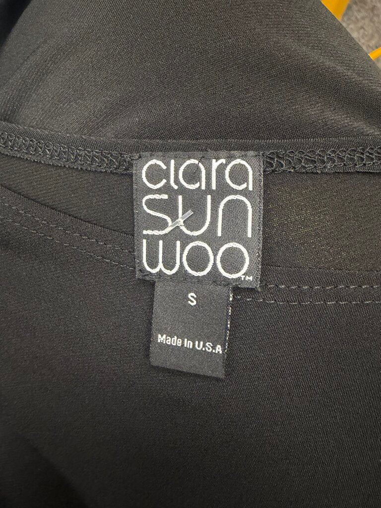Black Clara Sun Woo Long Sleeve Tunic Top
