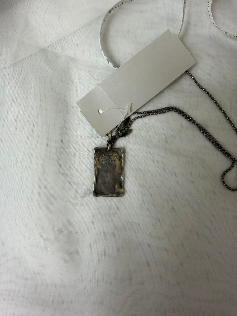 Sterling Silver Charm Bead Stone Center