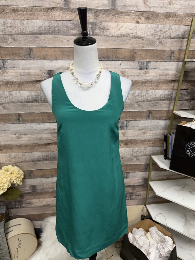 NWT Aqua J.Crew Silk Sleeveless V-Neck Dress