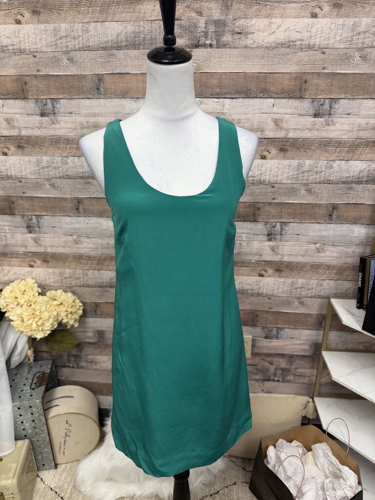 NWT Aqua J.Crew Silk Sleeveless V-Neck Dress