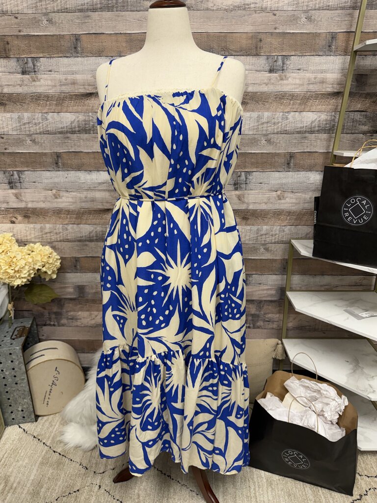 NWT Cream & Blue ASTR The Label Maxi Dress